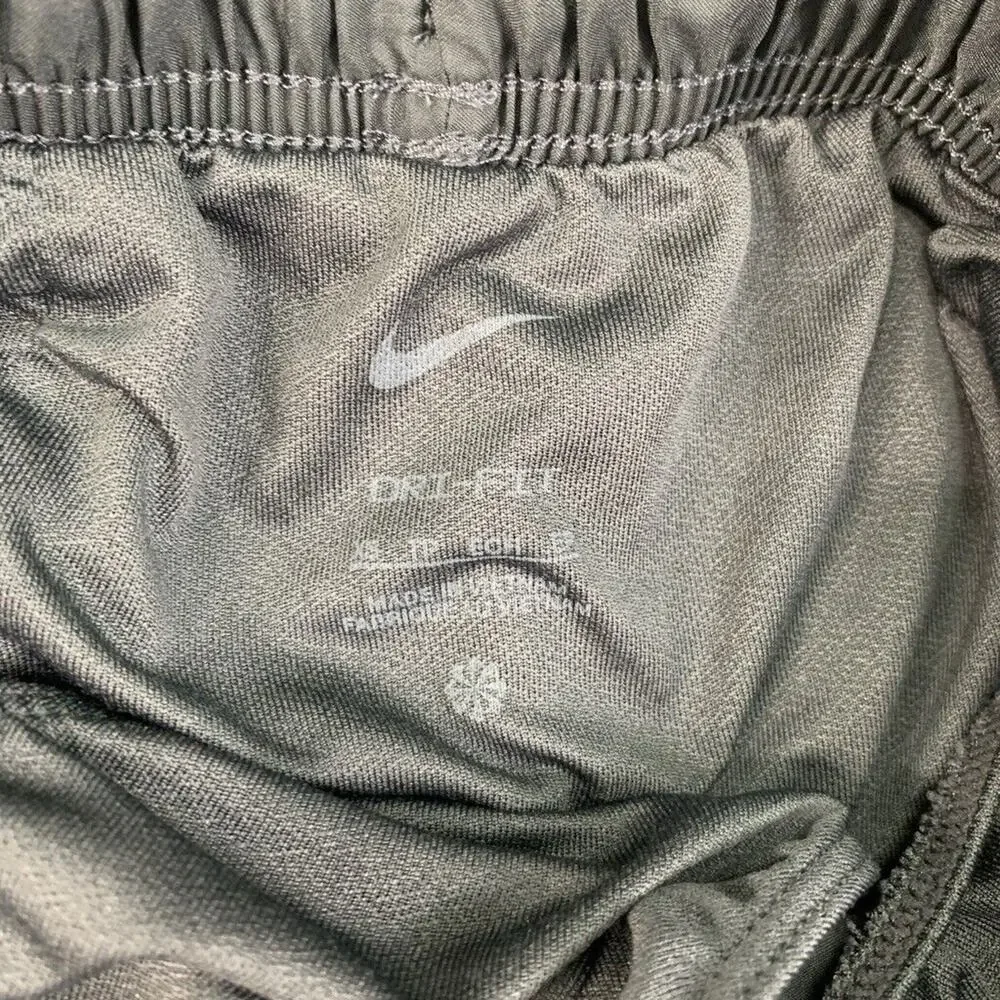 Nike Shorts Womens XS Extra Small Gray White Dri Fit Tempo Inner Lined Running